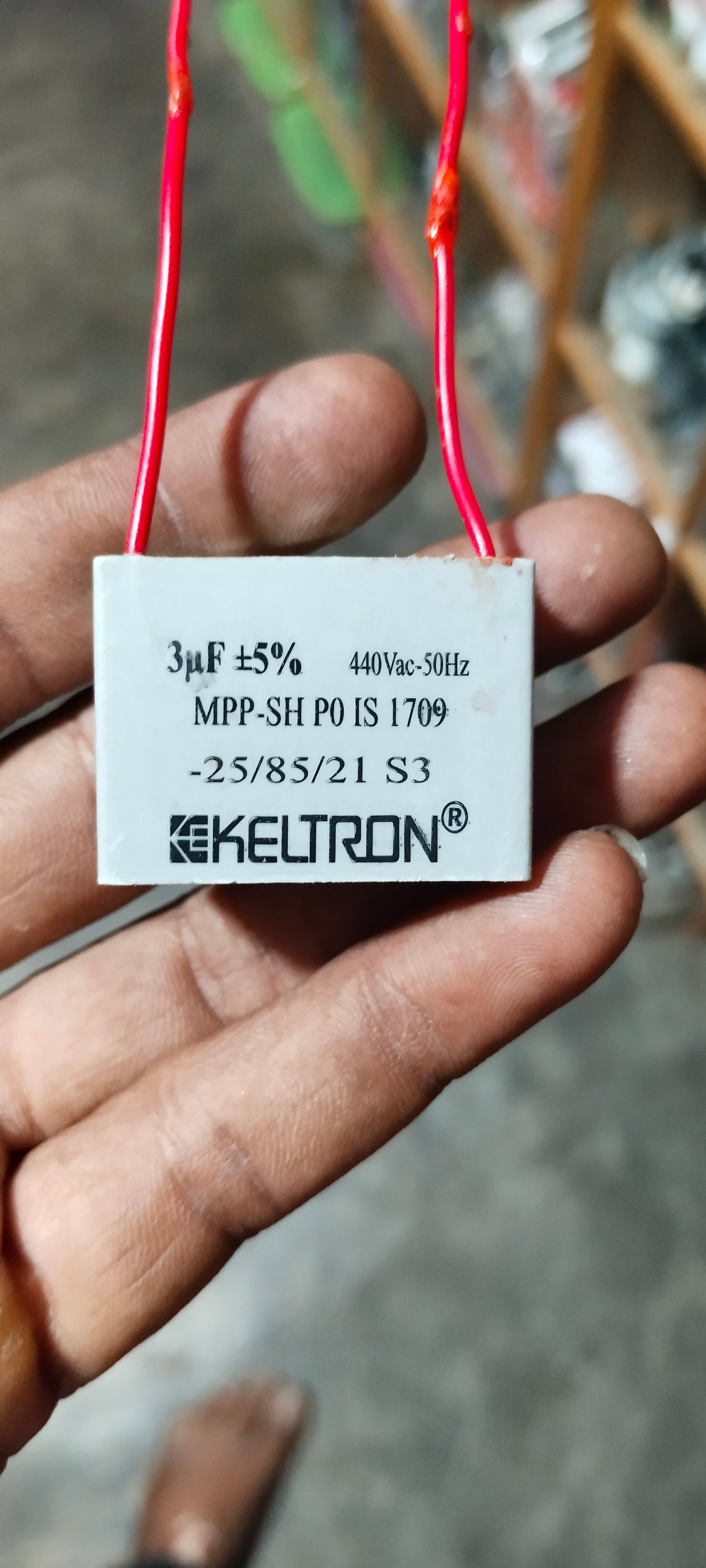 Keltron 3 mfd condenser