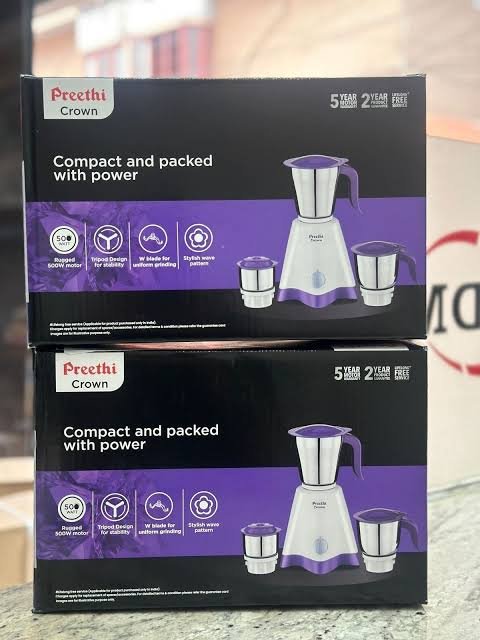Preeti crown 3 jar mixer