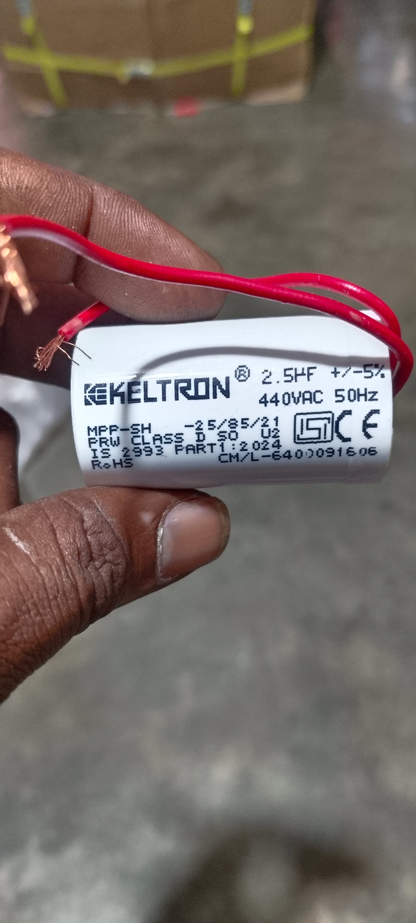 Celton capacitor (2.5)