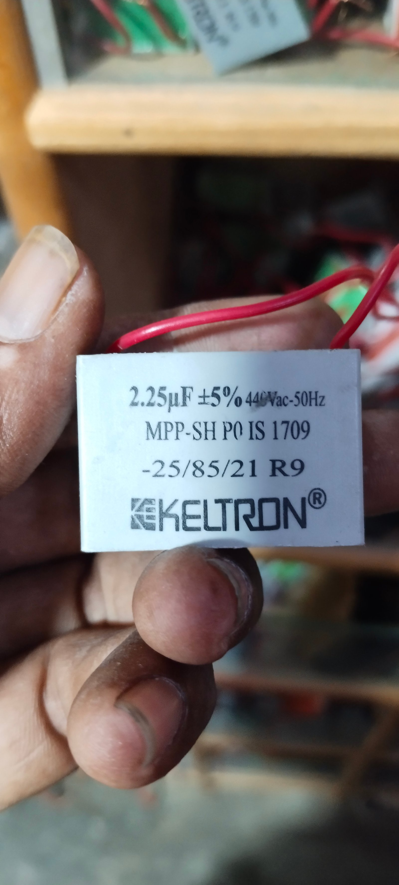 Keltron 2.25 mfd condenser